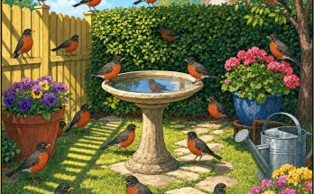 How Many Robins Are in the Backyard? Answer
