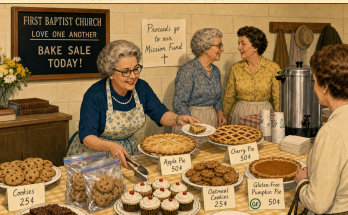 Two Things Are Wrong at This 1960s Bake Sale Table: Answer
