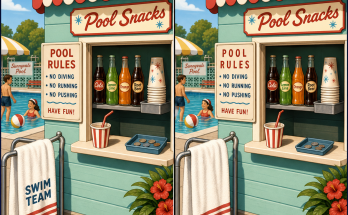 The Pool Snack Window Has 5 Tiny Changes: Answer