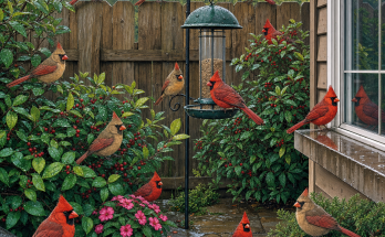 How Many Cardinals Are at the Bird Feeder? Answer