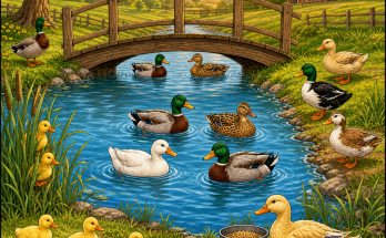 How Many Ducks Are by the Farm Pond? Answer