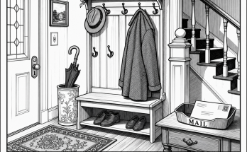 Can You Find the Hidden Button on the Coat Rack?