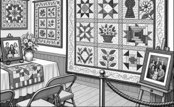Can You Find the Keyhole Shape in the Quilt?