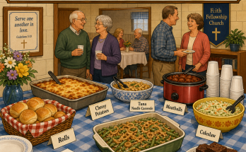 What Is Missing From This Church Potluck Table? Answer