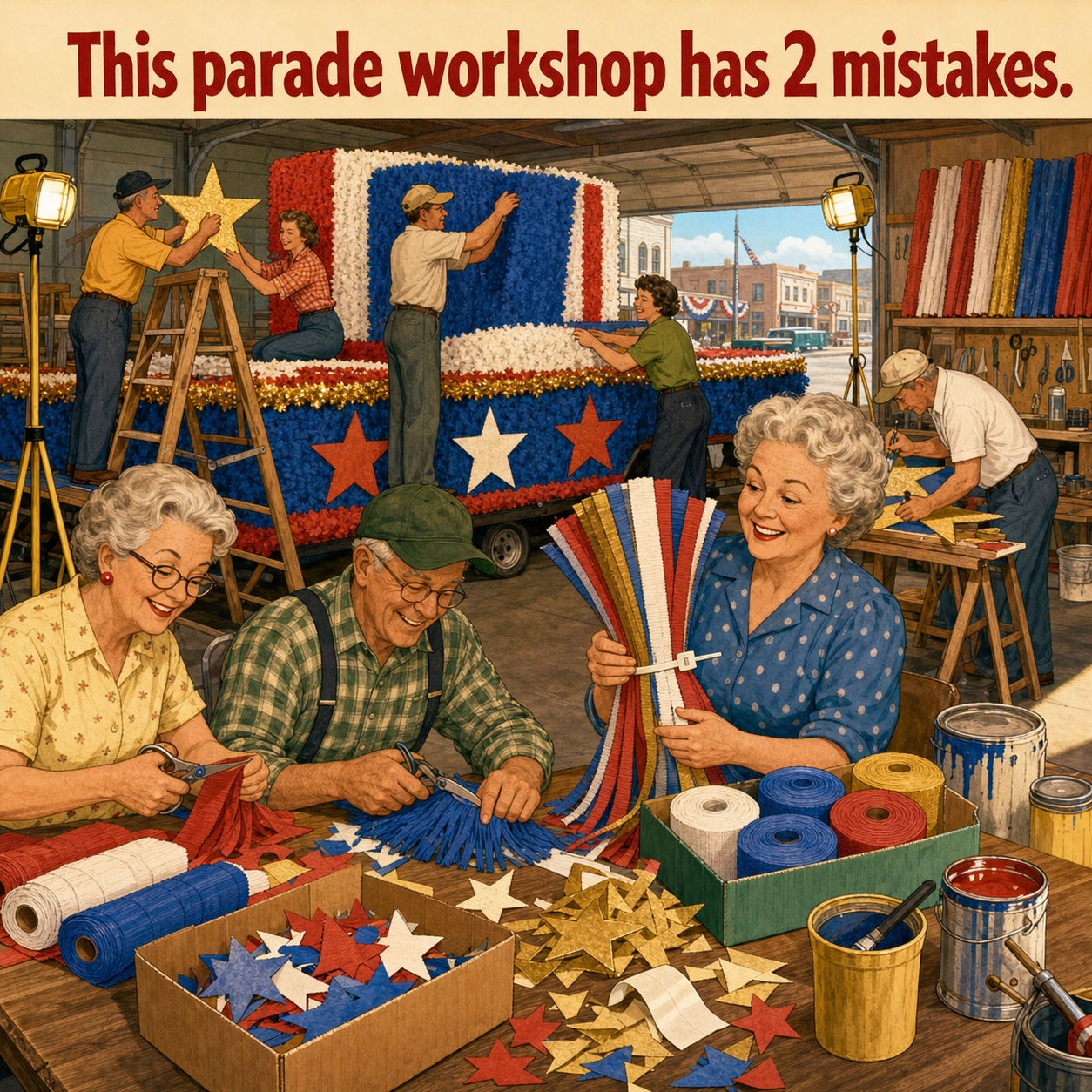 Two Mistakes in This Parade Workshop: Answer