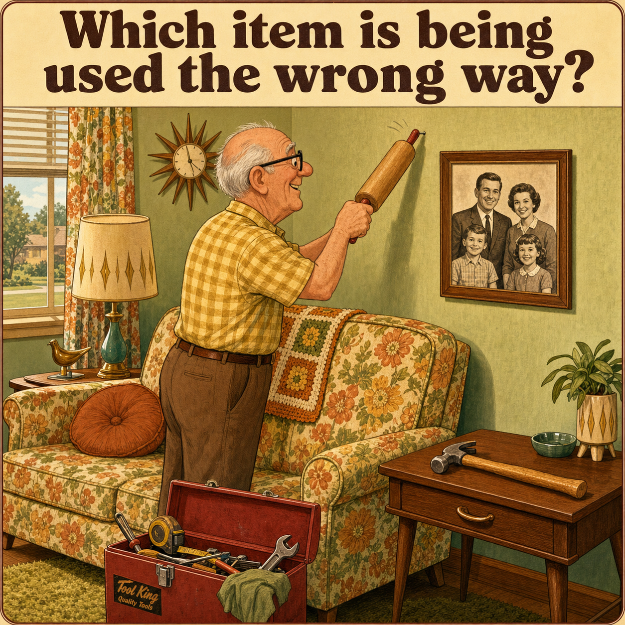 Which Item Is Being Used the Wrong Way? Answer
