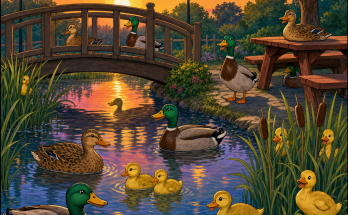 How Many Ducks Are by the Pond? Answer
