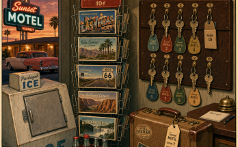 Two Mistakes in This 1950s Roadside Motel Corner: Answer