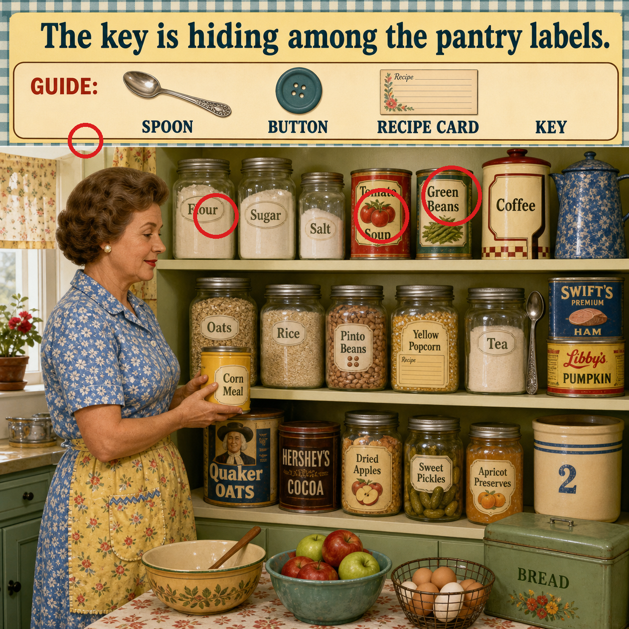 Answer: The Key in the Pantry Puzzle answer image