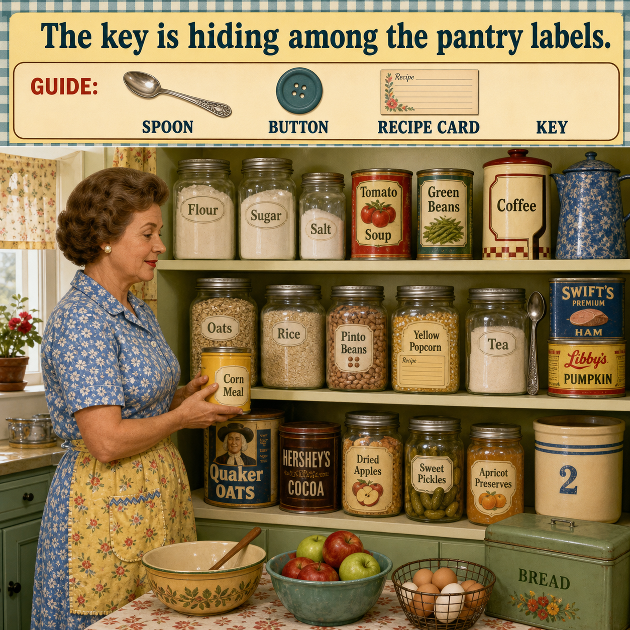 Answer: The Key in the Pantry Puzzle