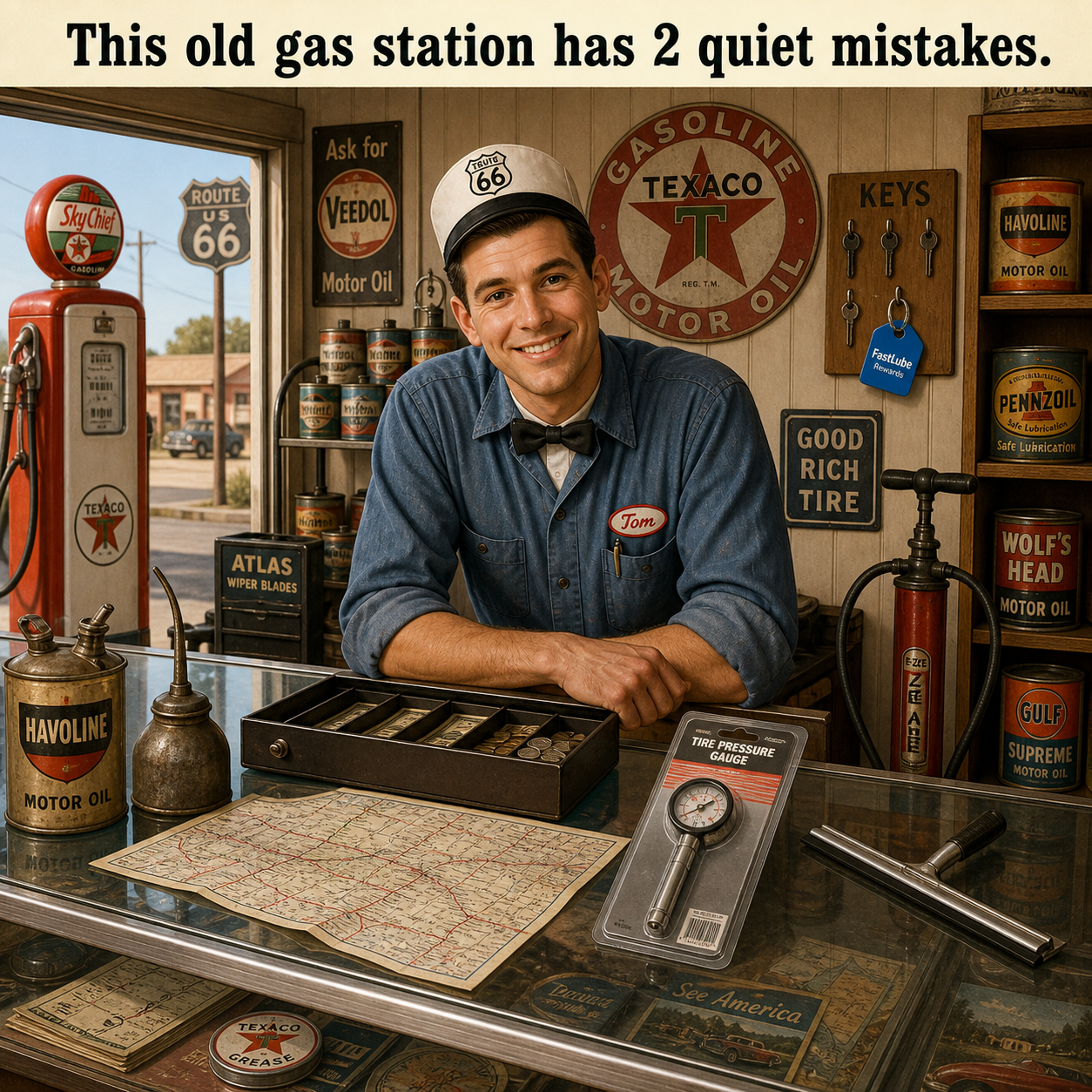 Answer: Two Modern Details at the Old Gas Station