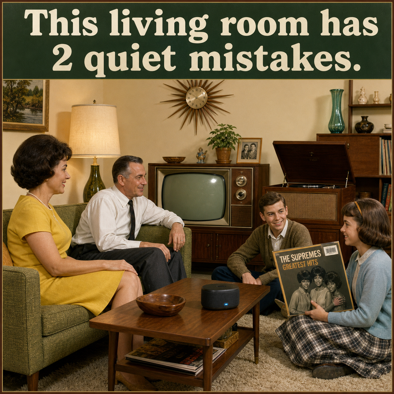 Answer: Two Living Room Mistakes