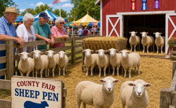 Answer: How Many Sheep Are in the County Fair Pens