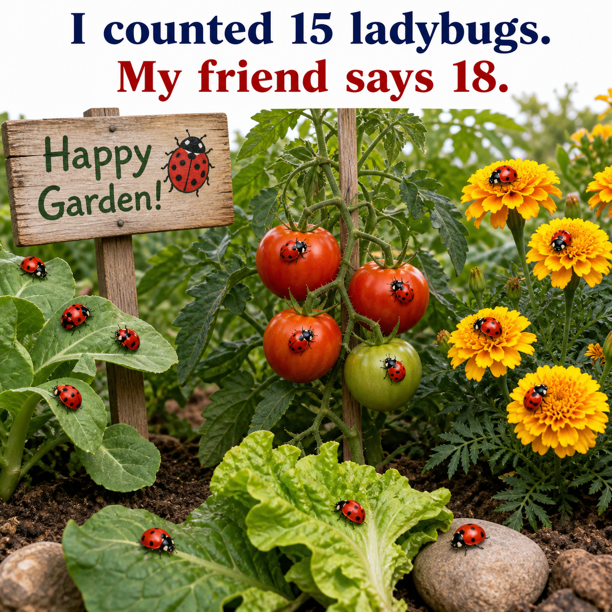 Answer: Counting the Ladybugs