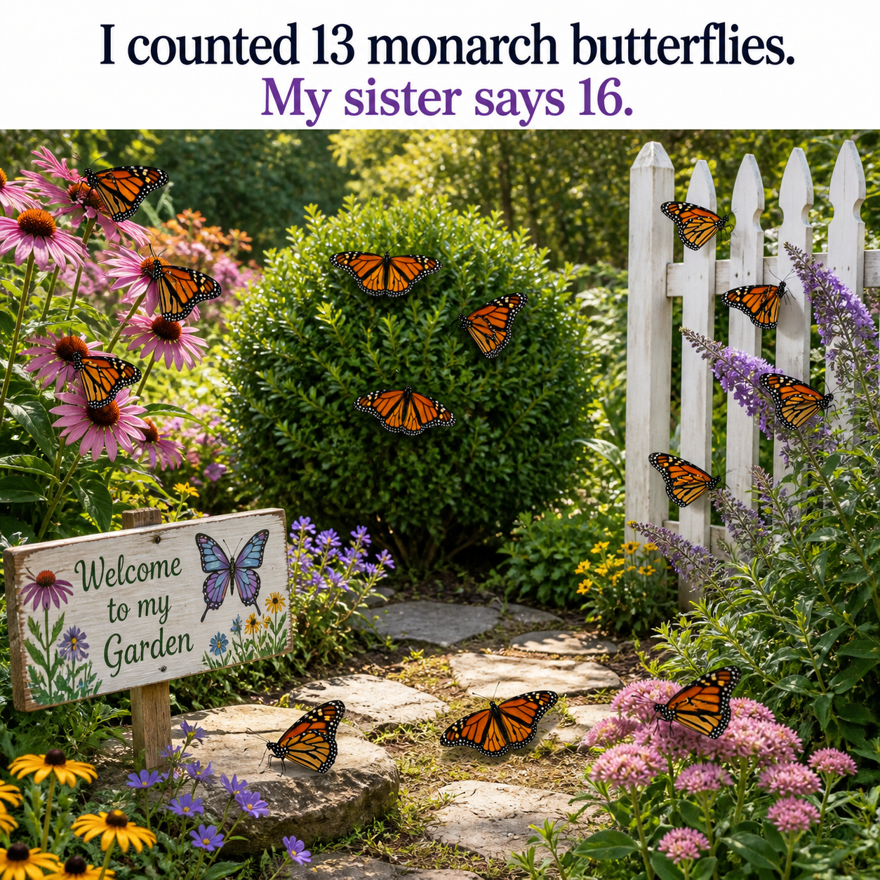 Answer: Counting the Monarch Butterflies