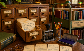 Answer: What Does Not Belong at the Card Catalog