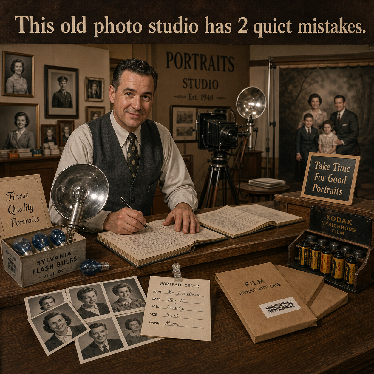 Answer: Two Modern Details at the Old Photo Studio