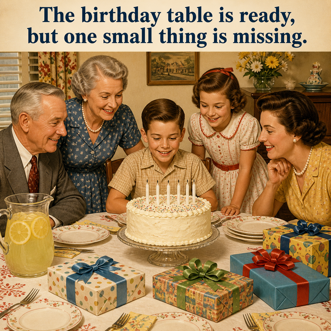 Answer: What the 1950s Birthday Table Still Needs