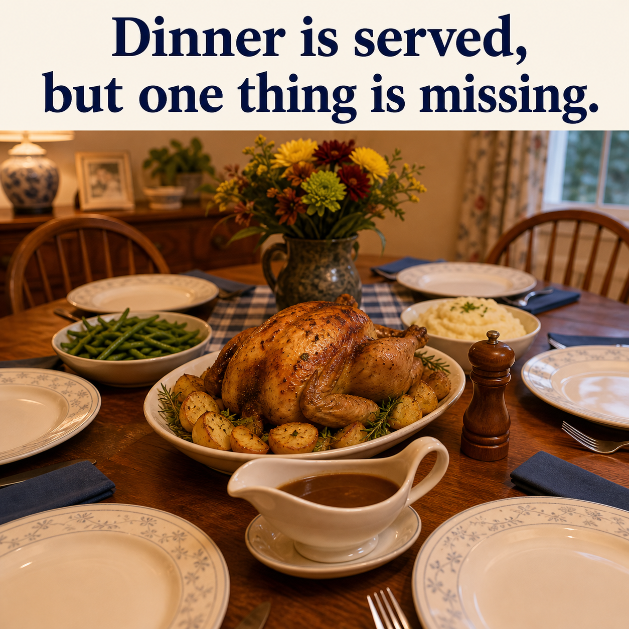 Answer: What Is Missing from Sunday Supper?