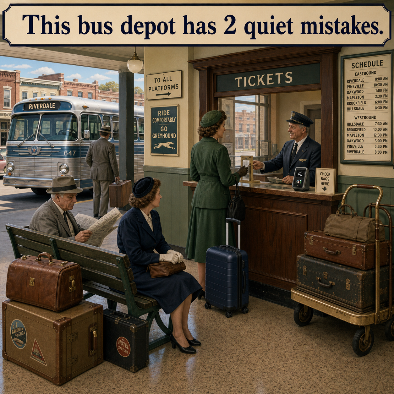 Answer: Two Bus Depot Mistakes
