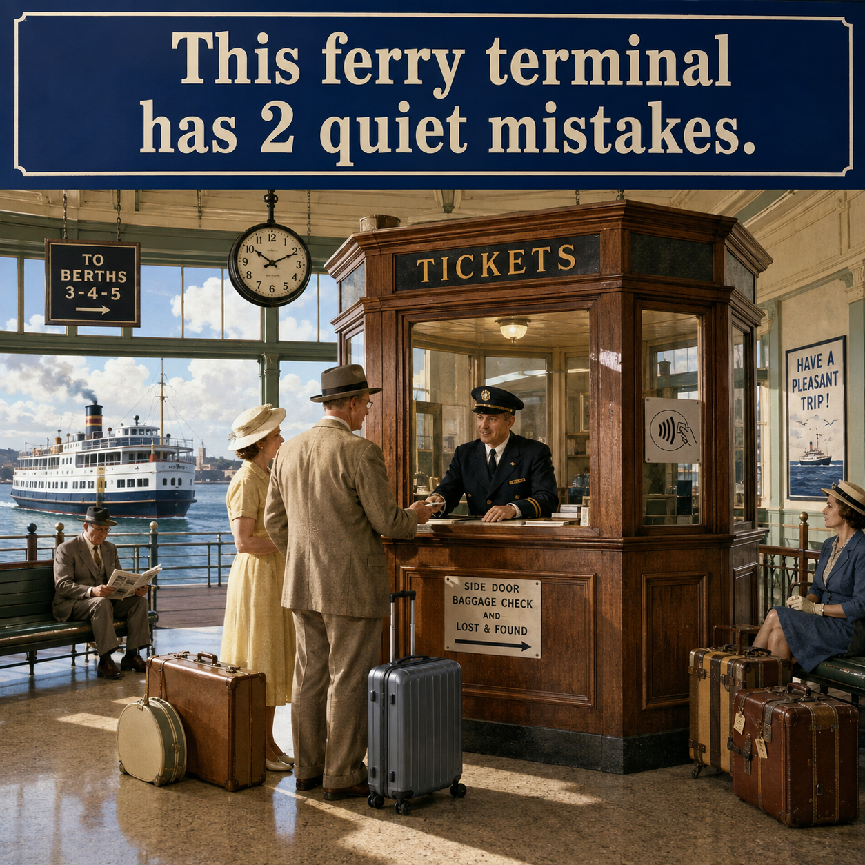 Answer: Two Ferry Terminal Mistakes