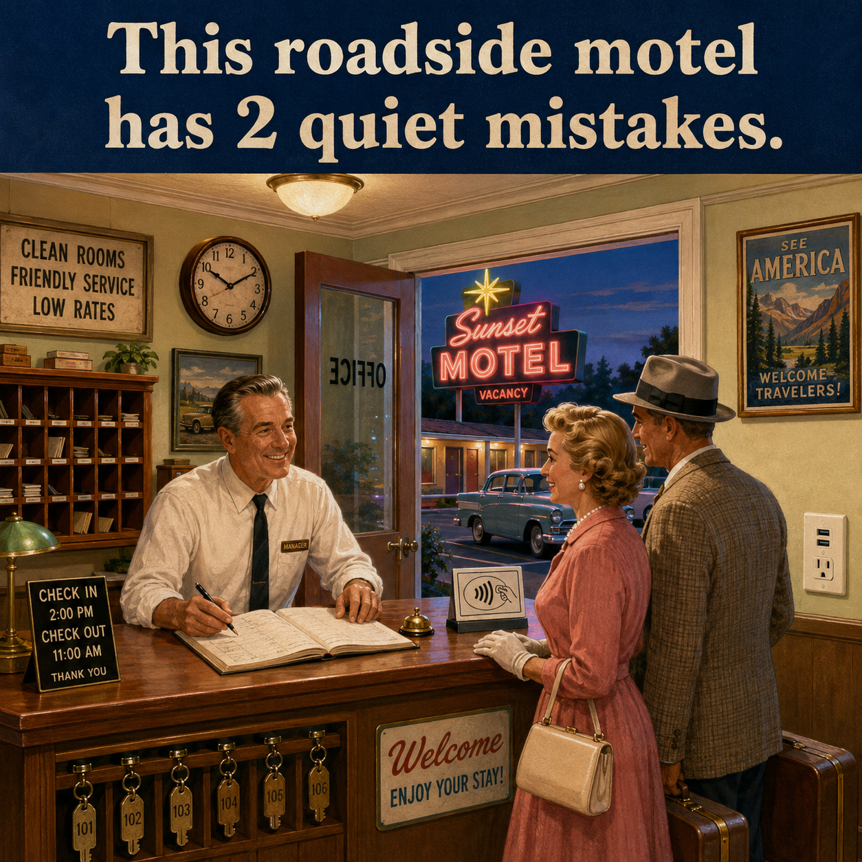Answer: Two Roadside Motel Mistakes