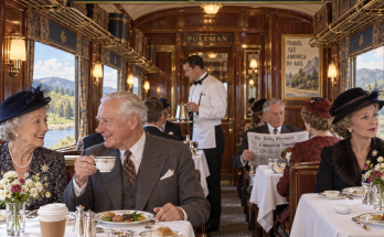 Answer: Two Mistakes in the 1940s Train Dining Car