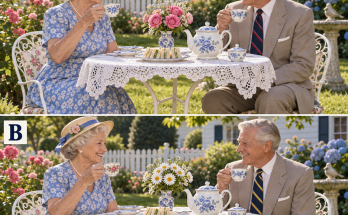 Answer: Five Changes at the Vintage Garden Tea Table