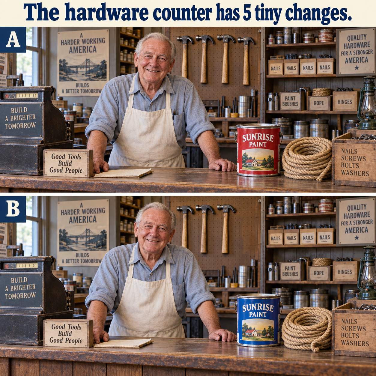 Answer: Five Changes at the Hardware Counter