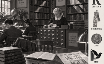 Answer: Hidden Bird in the Vintage Library