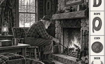 Answer: Hidden Deer in the 1930s Woodland Cabin