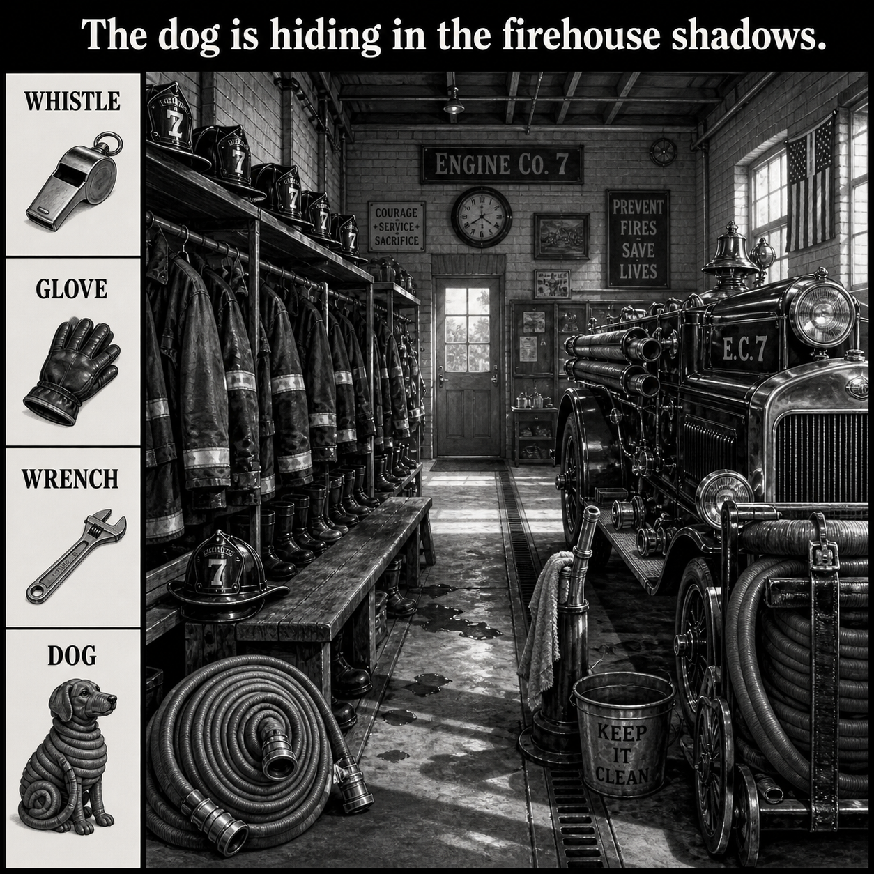 Answer: The Dog in the Fire Station Puzzle