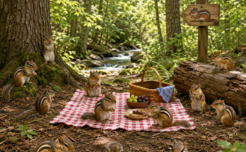 Answer: How Many Chipmunks Are at the Woodland Picnic?