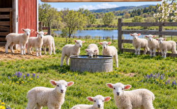 Answer: Counting the Lambs in the Spring Meadow