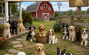 Answer: How Many Puppies Are in the Farmyard?