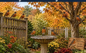 Answer: How Many Robins Are in the Fall Garden?
