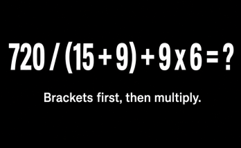 Answer: The September 1 Order-of-Operations Puzzle