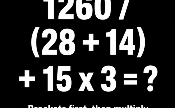 Answer: The September 7 Order-of-Operations Puzzle