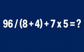 Answer: Order of Operations Math Puzzle