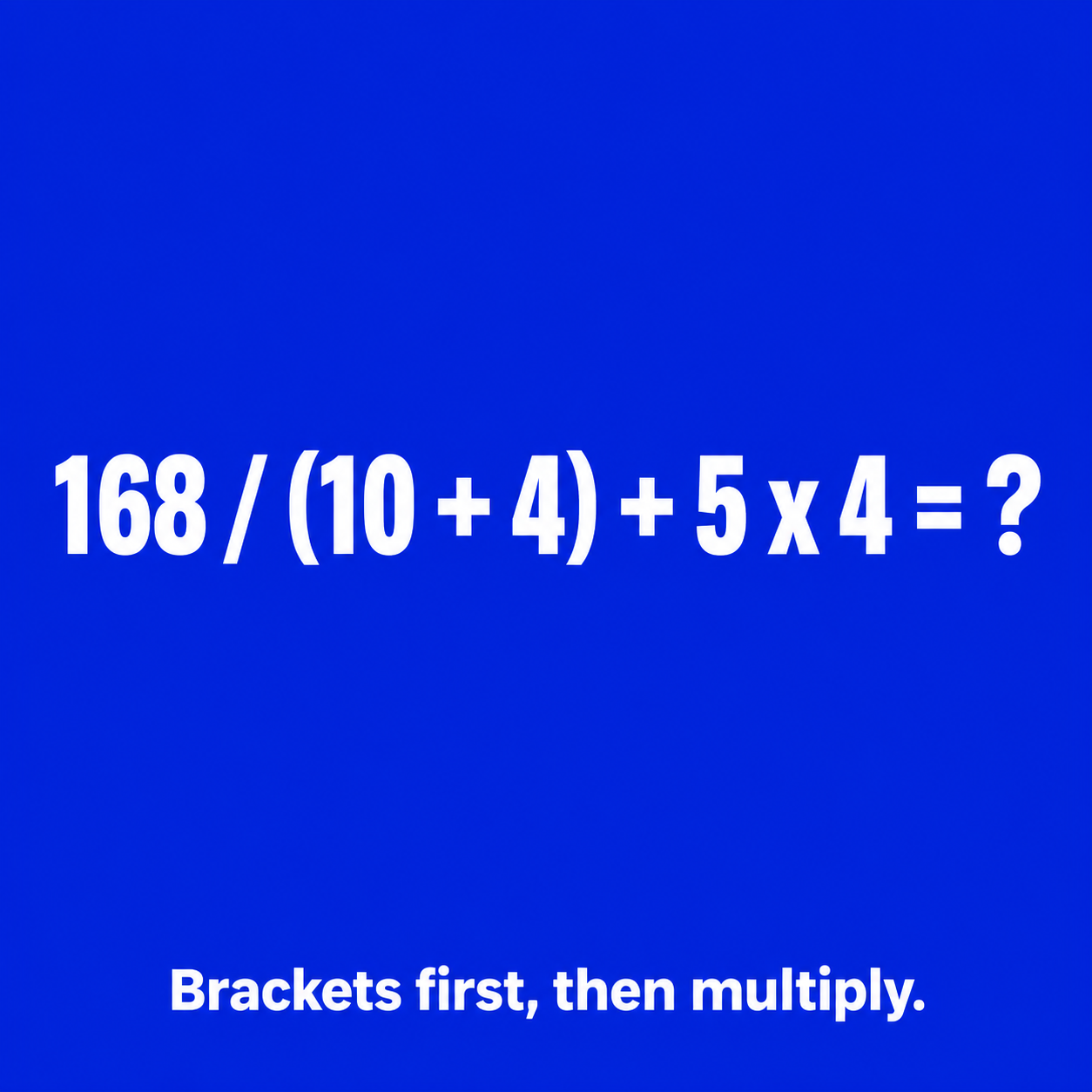 Answer: Order of Operations Math Puzzle