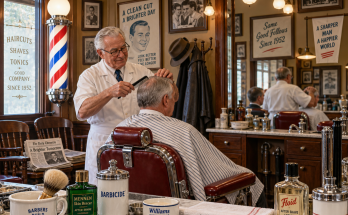 Answer: The Out-of-Place 1950s Barbershop Item