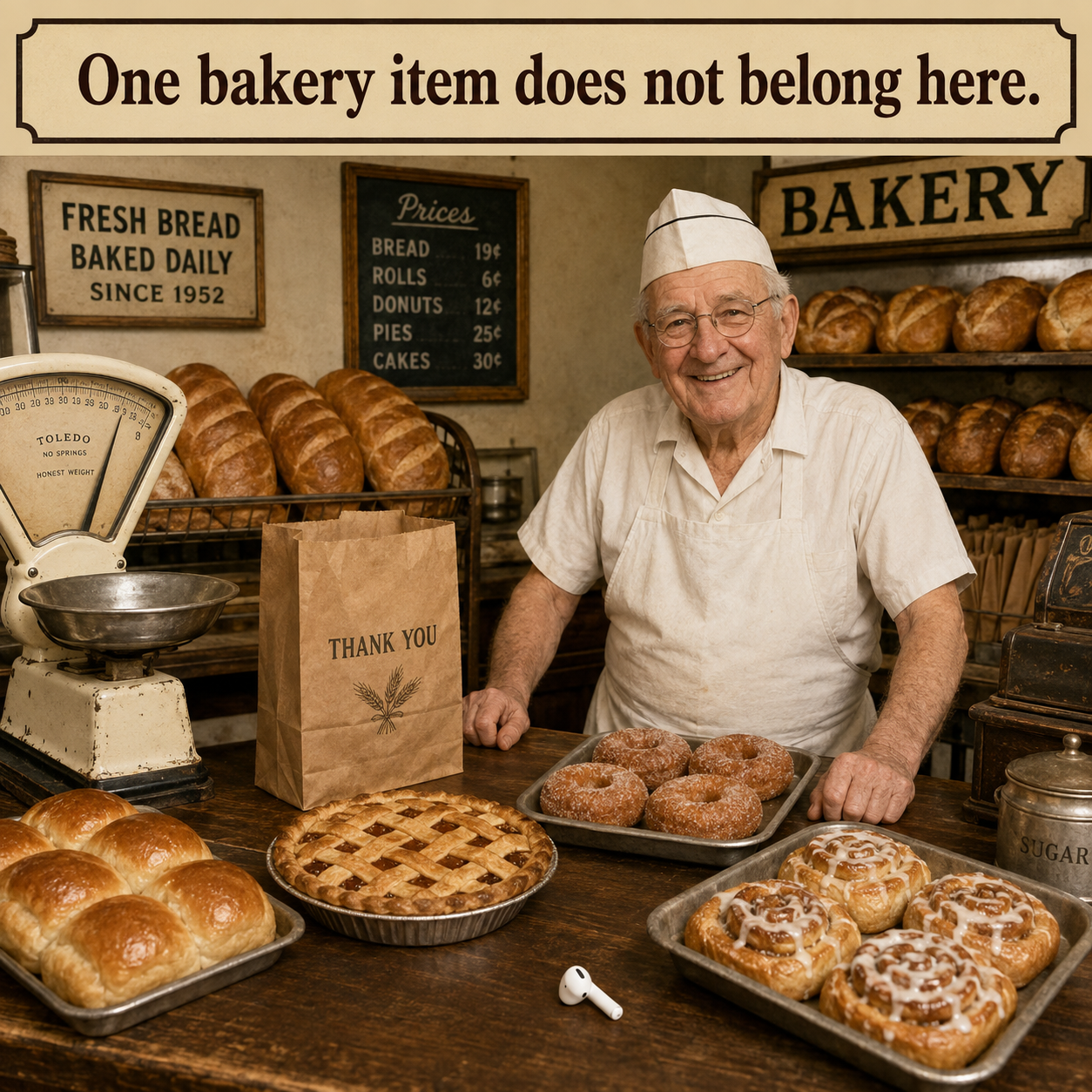 Answer: The Bakery Item That Does Not Belong