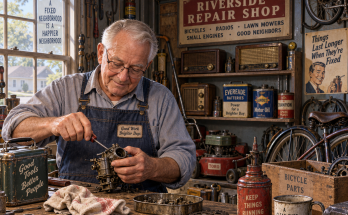 Answer: The Out-of-Place 1950s Repair-Shop Item