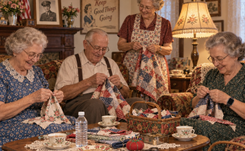 Answer: Two Mistakes in the 1940s Family Sewing Circle