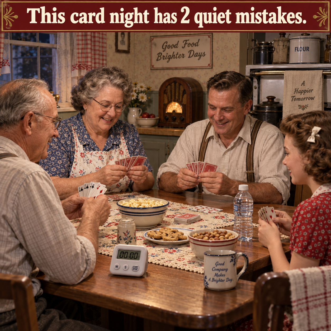 Answer: Two Family Card-Night Mistakes