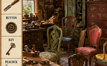Answer: The Peacock in the Furniture Workshop