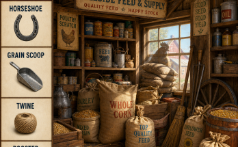 Answer: The Rooster in the Country Feed Store