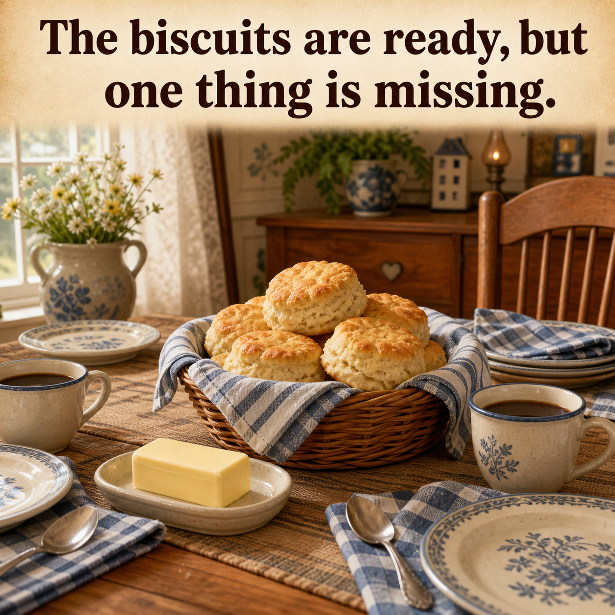 Answer: What Is Missing from the Biscuit Breakfast?