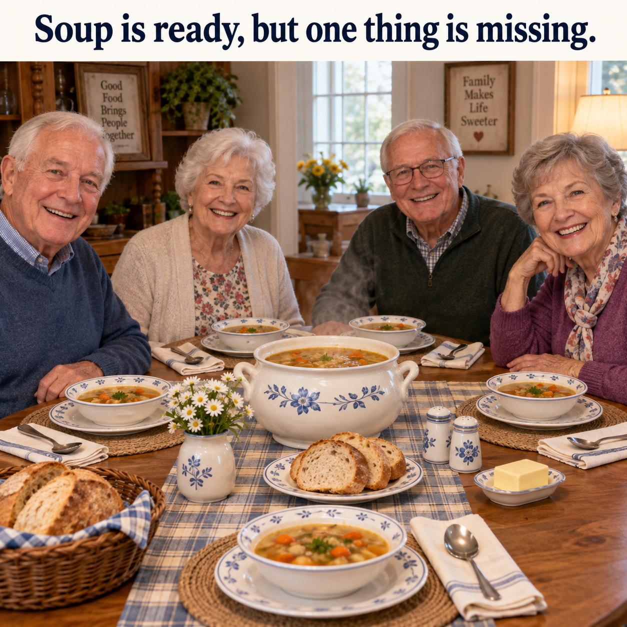 Answer: What Is Missing from the Soup Table?