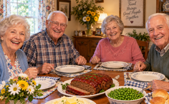 Answer: Missing Pepper Shaker at the Meatloaf Table